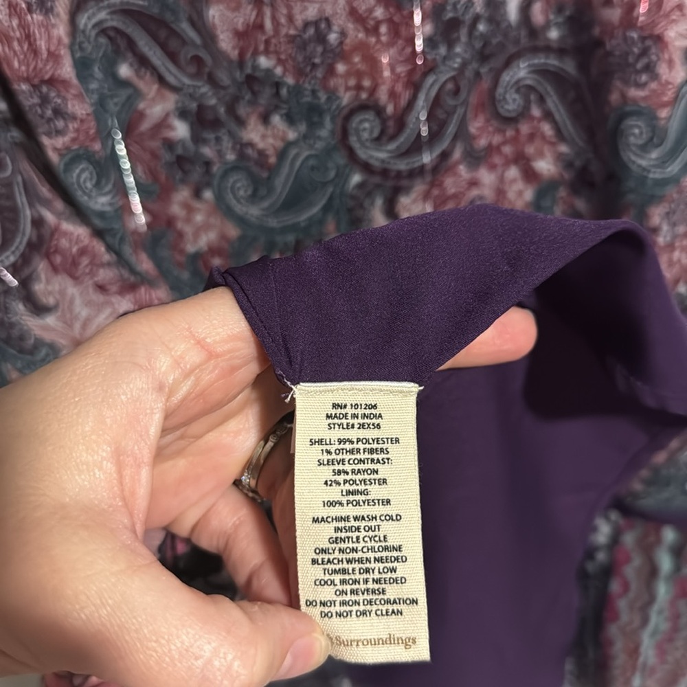 Soft Surroundings Patchwork Gem Tunic Mini Dress … - image 8